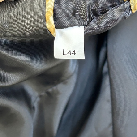 Jones New York Collection size 44L blazer 100% worsted wool black striped NEW - Picture 14 of 14